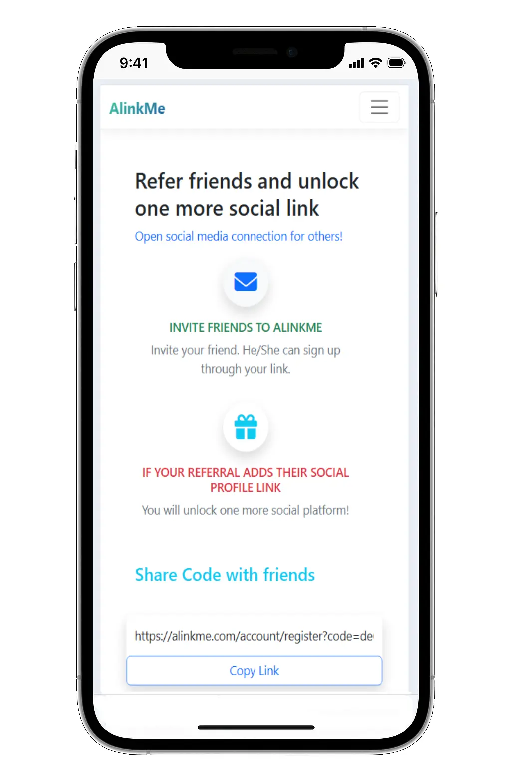 Alinkme image theme