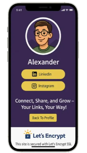 Customize AlinkMe theme flat color for your bio link page