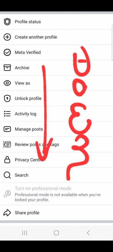 Facebook Profile - Step 3